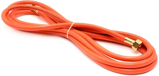 GEKO Rubberen gasslang - 5 meter - 10 bar - Geschikt voor propaan en butaan van Merkloos