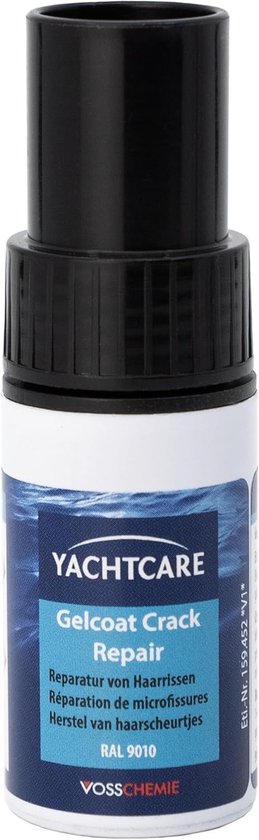 Gelcoat Reparatie - Scheurvuller - Watersport Onderhoud - Snelle Droogtijd - 9ml - Wit RAL 9010