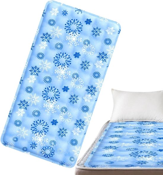 Gelkoelende Matrasmat - Ijskussen Bedmat - Verkoeling Slaap - Ademende Honingraatstof - 50 x 150 cm - Niet gespecificeerd