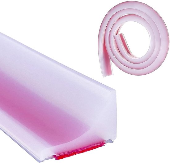 Geluiddempende Siliconen Rubber Strip 6 m x 20 mm voor Badkamers en Keukens, Waterdichte Scheiding en Geluidsisolatie
