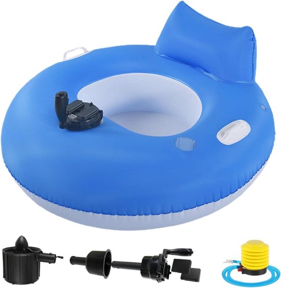 Gemotoriseerde Zwembadvlotter - Elektrische Ligstoel - Ontspannen op Water - Volledige Besturing - 101 cm - Cirkel