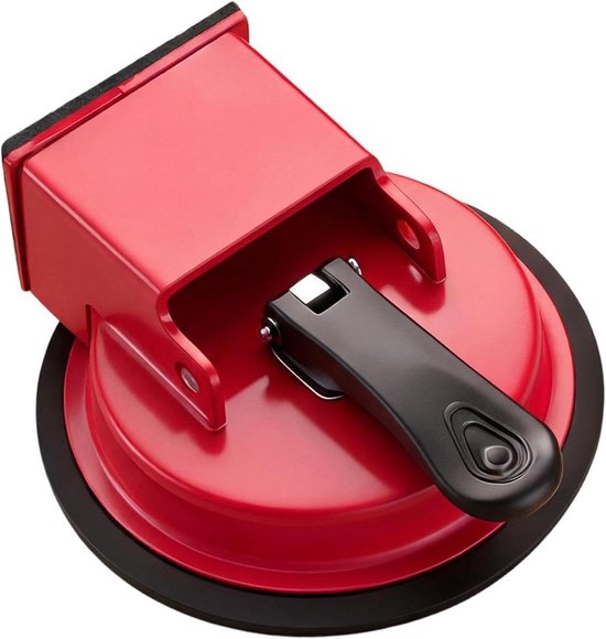 Gereedschap Vloerreparatie - Voegsluiting Laminaat - Vloeren Herstellen - Antislip Zuignap - 12 x 4 cm - rood