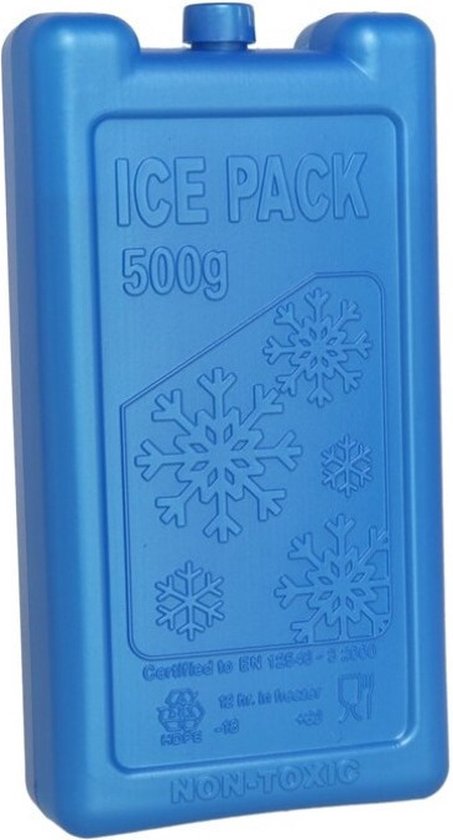 Gerim Koelelement 500 ml 9,5 x 17,5 cm blauw van Gerim