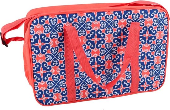 Gerimport Koeltas 40 X 30 Cm 18 Liter Polyester Blauw/rood van Gerimport