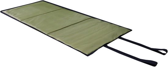 Gevoerde Vis Mat - Opvouwbaar Kussen - Veilig Vissen - Sneldrogend Waterdicht - 100x44cm - Groen