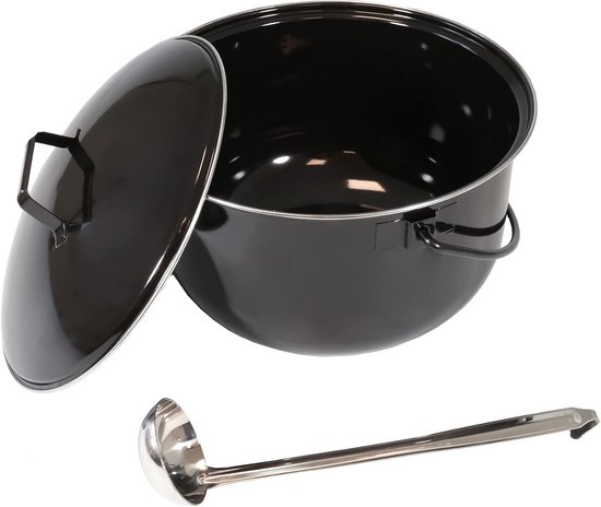 Gietijzeren Kookpan voor Zwenkgrill en Driepoot