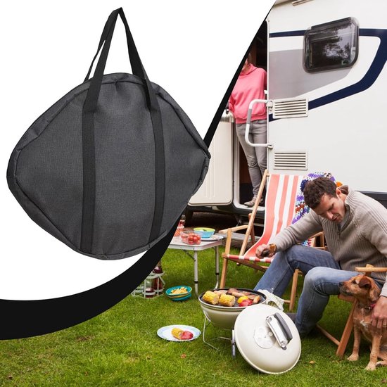 Gietijzeren Pan Tas - Braadpan Opberger - Kamperen & Reizen - Robuust Oxford Materiaal