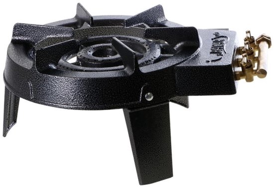 Gietijzeren Ringbrander Bavary ® - 3 kranen - Afzonderlijk instelbaar - Gaskookstel - Diameter 30 cm van Bavary