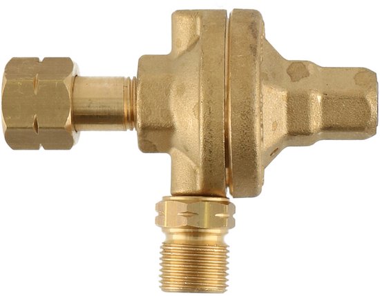 Gimeg karwei regelaar haaks 1,5bar 3/8 inch links binnen X buiten van Merkloos
