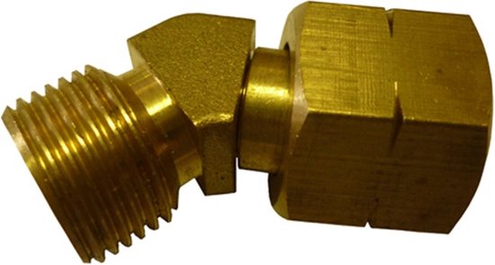 Gimeg koppeling draaibaar 3/8 inch links X 3/8 inch links buiten van Gimeg