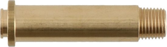 Gimeg lange tule Shell X 1/4 inch BSP van Merkloos