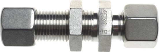 Gimeg rechte schotdoorvoer marine 8/10 mm RVS van Gimeg