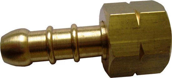 Gimeg SLANGPILAAR met WARTELMOER - 1/4 inch - Links binnen van Gimeg