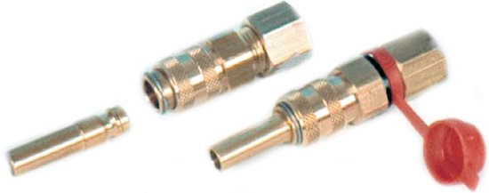 Gimeg Snelkoppeling 6/8 inch X 8mm Glad van Gimeg