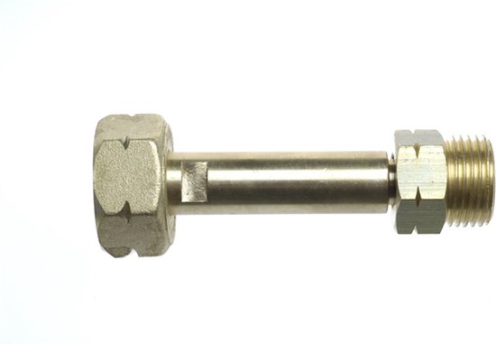 Gimeg verloop Kombi X Shell BT 6cm messing van Gimeg