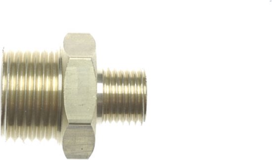 Gimeg verloopnippel Shell buiten X 1/4 inch buiten van Gimeg