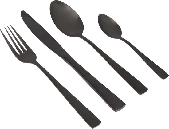 Gimex Bestek - Zwart - 16-Delig van GIM