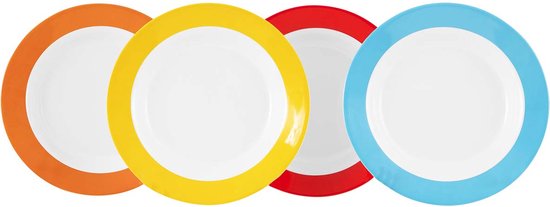 Gimex - Colour Line - Diepbord - Rainbow - 4 Stuks van GIM