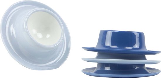 Gimex - Colour Line - Eierdop - Sky - 4 Stuks