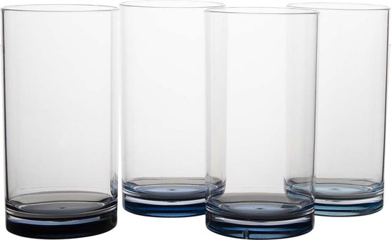 Gimex - Colour Line - Longdrink - Sky - 480 ml - 4 Stuks van GIM