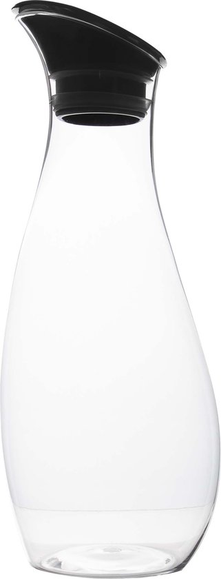 Gimex - Karaf - Met Deksel - 1 Liter - Zwart van GIM