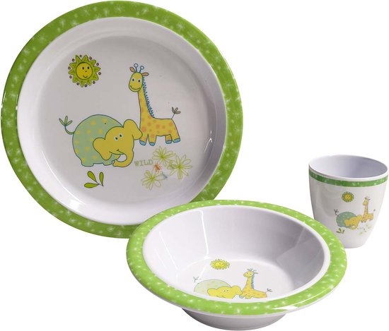 Gimex Kids Line Servies - Wildlife - 3-Delig van GIM