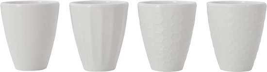 Gimex - Royal Line - Eierdop Hoog - Ivory - 4 Stuks