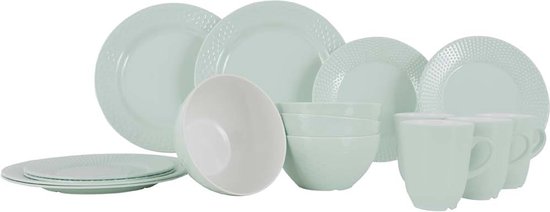 Gimex Royal Line Servies - Pastel - Mint - 16-Delig van GIM