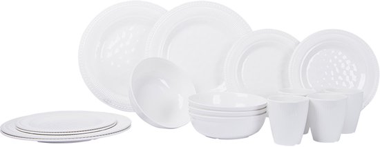 Gimex - Royal Line - Servies - Wit - 16-Delig