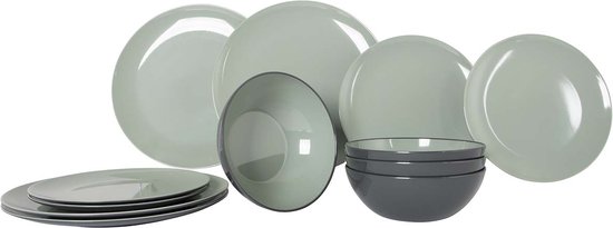 Gimex Vivid Line Servies - Groen - 12-Delig van GIM