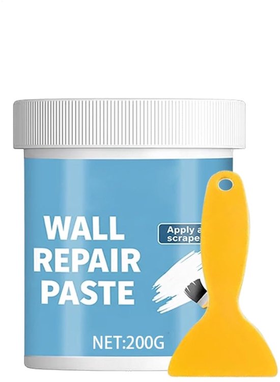 Gipsplaatreparatieset - Muurherstel Kit - Renovatie projecten - Waterdichte formule - 200 gram van Merkloos
