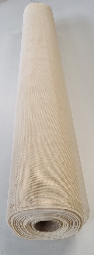 Glasfiber horrengaas - 100 cm x 250 cm - Creme van Vidaxl
