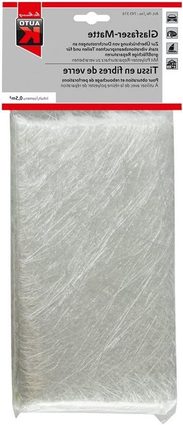 Glasvezel Reparatie - Auto Herstel Kit - Carrosserie Repareren - Hoge Weerstand Materiaal - 0.5 m2 - Niet gespecificeerd van Merkloos