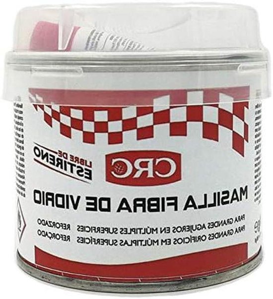 Glasvezel Reparatie Stopverf - Vulpasta Plamuurmassa - Gaten Vullen - Styreenvrij - 250g - Zwart