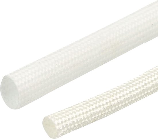 Glasvezel siliconen isolatie vertraging rubberen mantel 4 m lengte 0,3 cm diameter voor bedrading beschermkabel