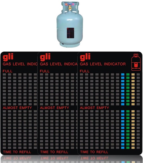 GLI Magnetic Filling Level Indicator for Gas Cylinders, Filling Level Indicator, Reusable, for Home, Kitchen - ShopVlot