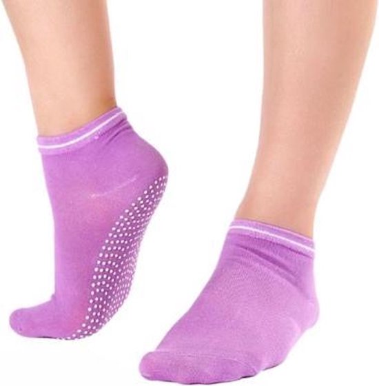 Go Go Gadget - Anti-slip Yoga-sokken/Paars - Ook voor Pilates/Piloxing! van Go Go Gadget