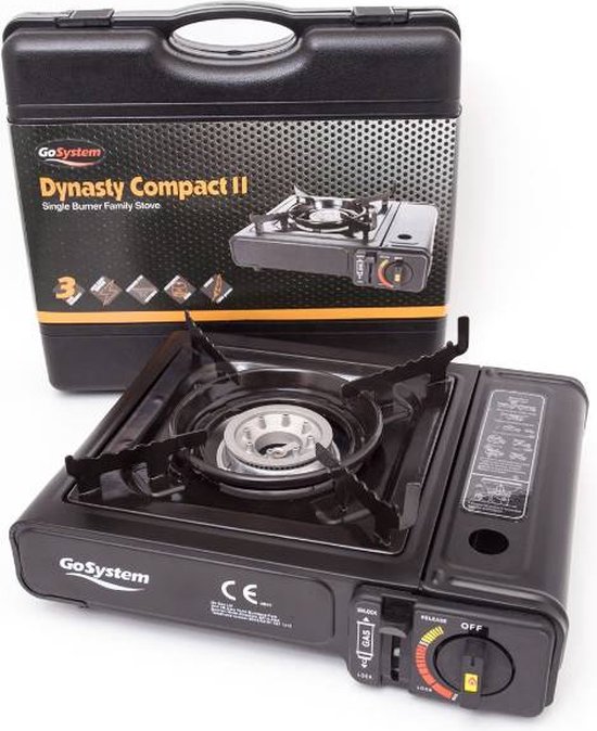 Go System Dynasty Compact Stove II - kooktoestel gas - draagbaar - zwart van Go System