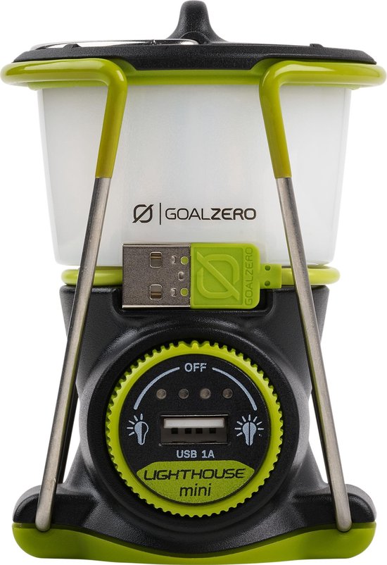 Goal Zero LIghthouse mini - Compacte tentlamp met ingebouwde powerbank 3200 mAh - kampeerlamp - kampeerlicht van Goal Zero
