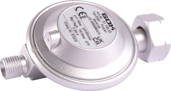 Gok - Drukregelaar - Universeel - 1/4 Linkse aansluiting - 50 Gr van GOK