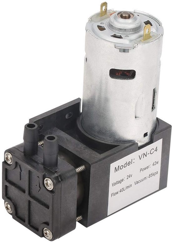 Golden crown - Vacuum Pump - Mini Olievrije Pomp - Hoogrendement - 24V - 40L/min - Ideaal voor Laboratoria - Compact Model van Merkloos