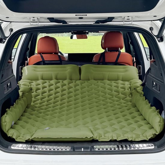 Goodivery ® Comfortabele Opblaasbare Auto Matras met Voetpomp voor 2 Personen - Waterdicht, Ultralicht en Gemakkelijk op te Bergen van Goodivery