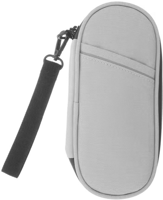GoTash Insuline koeltas - Diabetes tas - Medische etui - Onderweg - Inclusief icepack - Grijs van Merkloos