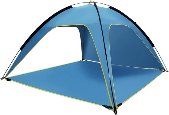 Gran Vida® - Strandtent - Ruimte voor 4 Personen - Snelle Installatie - Wind en Waterdicht - 210 x 210 x 130 van Gran Vida