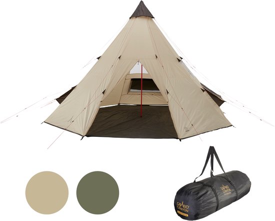 Grand Canyon Black Falls 8p Tent Beige 8 Places