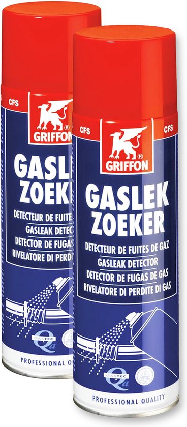 Griffon Gaslekzoeker 400Ml Spuitbus - 2 stuks van Merkloos