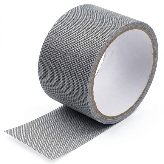 Grijze waterdichte reparatie tape voor tent luifel zeil en hor gaas zelfklevende reparatie tape anti insect scherm reparatie rol 2 meter sterke kleefstrip voor gescheurde schermen en tentdoek