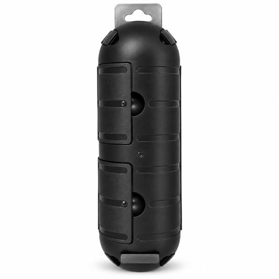 Grodt Kabel Beschermbox Buiten – Stekker Beschermdoos voor Verlengsnoer – Spatwaterbescherming – 23 cm – Zwart