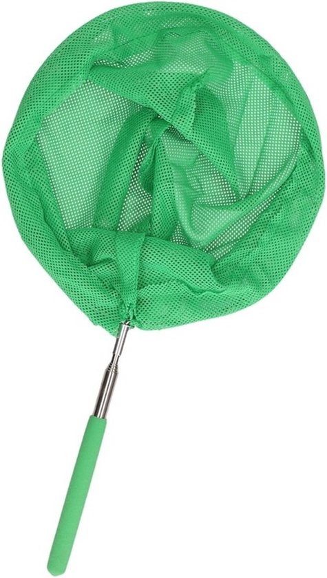 Groen schepnetje/vlindernetje uitschuifbaar van Groën