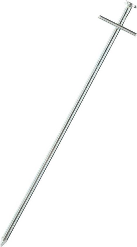 Grondpennen/tentharingen Tarzan - 6x - metaal - 23 cm - Rotspen - Spijkerharing - camping/windscherm van Tarzan.